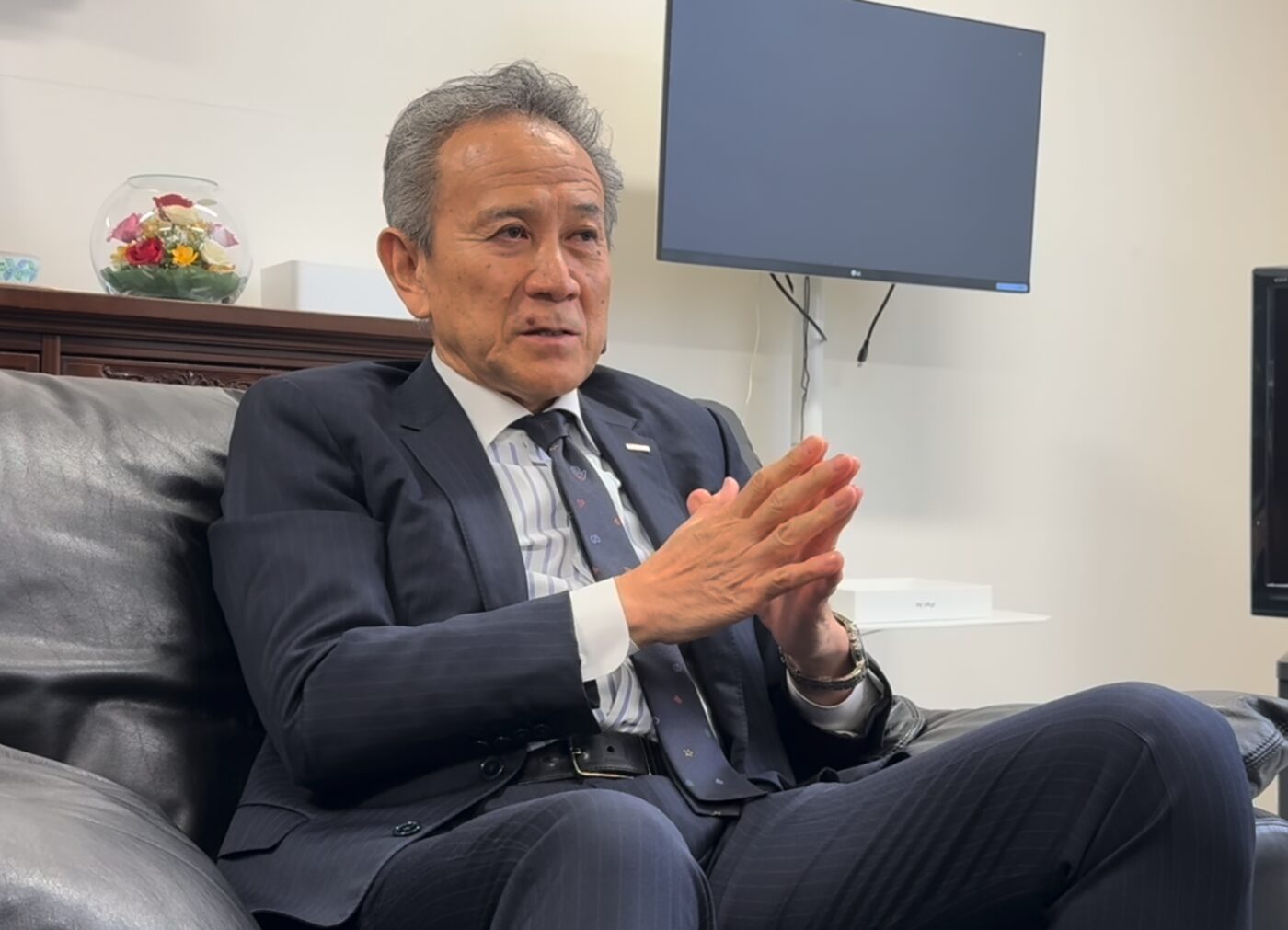 現役メンバーへ語りかける小川先輩